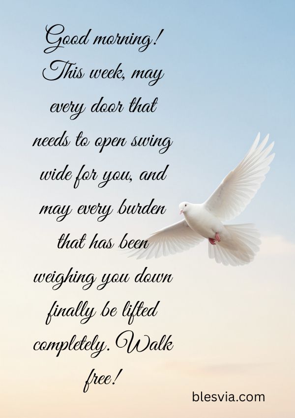 Good Morning Blessings for a Blessed Week