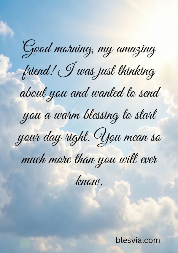 Good Morning Messages for Friends