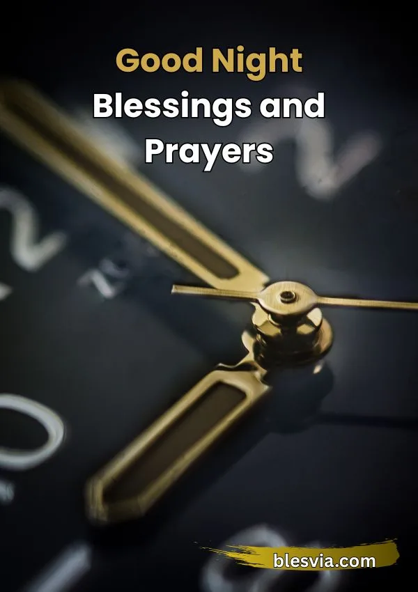 Beautiful Good Night Blessings and Prayers for You title image