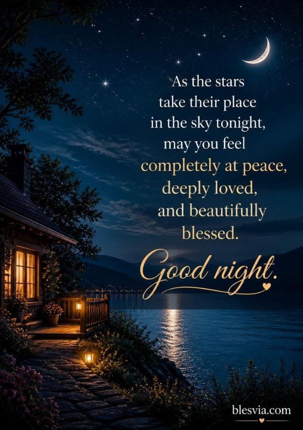 Beautiful Good Night Blessings