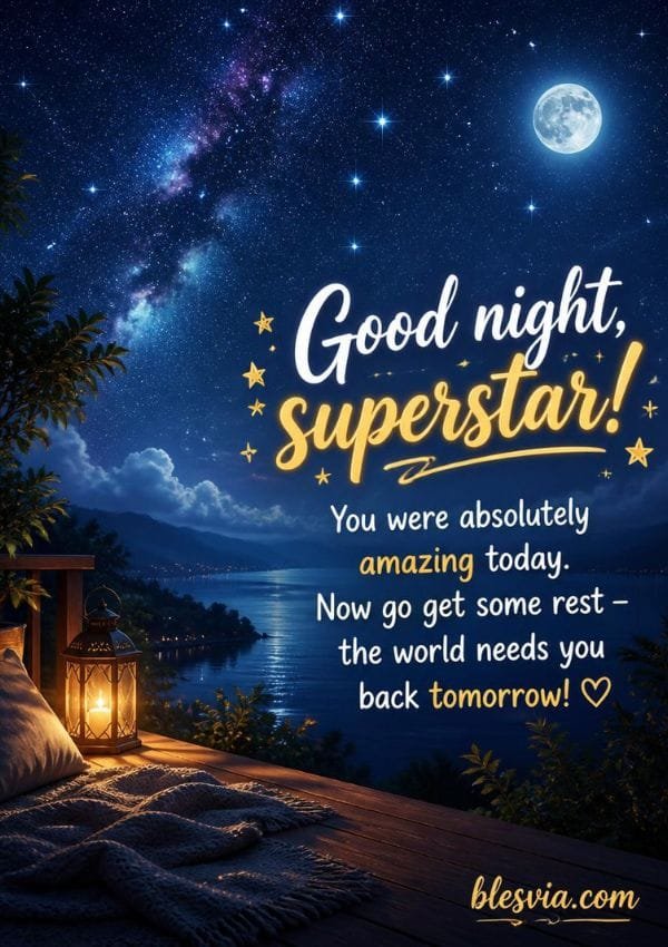 Cute Good Night Wishes and Blessings