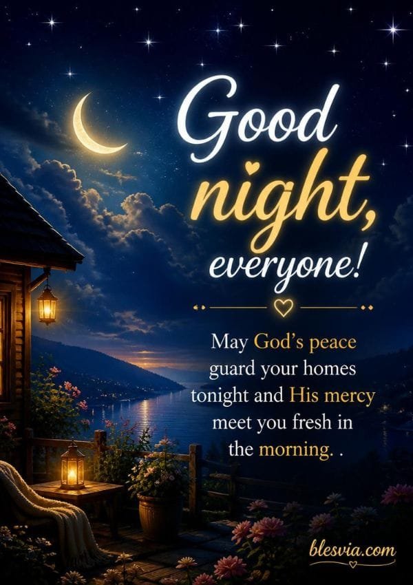 Good Night Blessings to Share on WhatsApp and Social Media