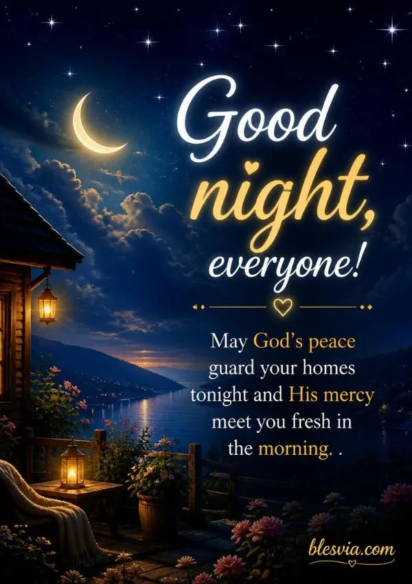 Good Night Blessings to Share on WhatsApp and Social Media