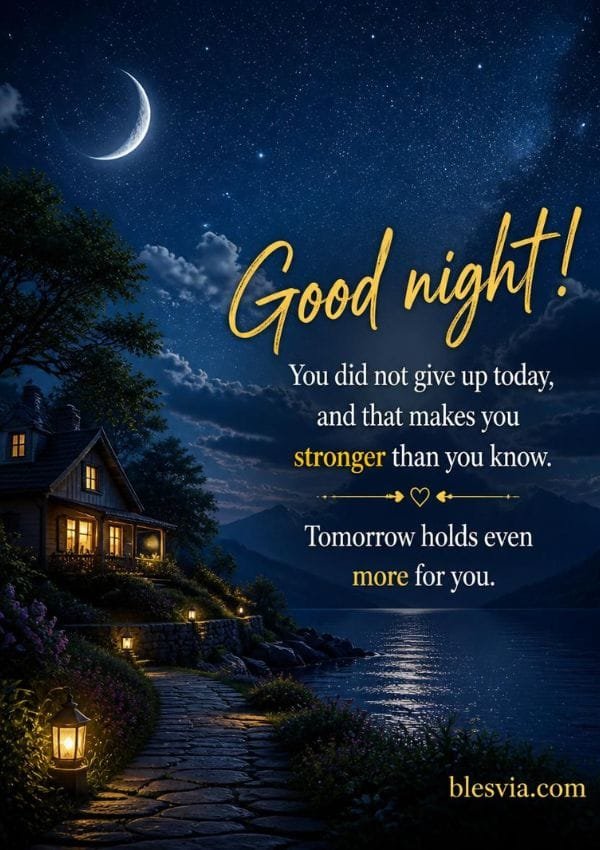 Inspirational Good Night Blessings