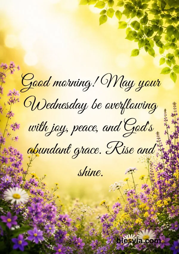 Inspiring Wednesday Morning Blessings to Start Your Day