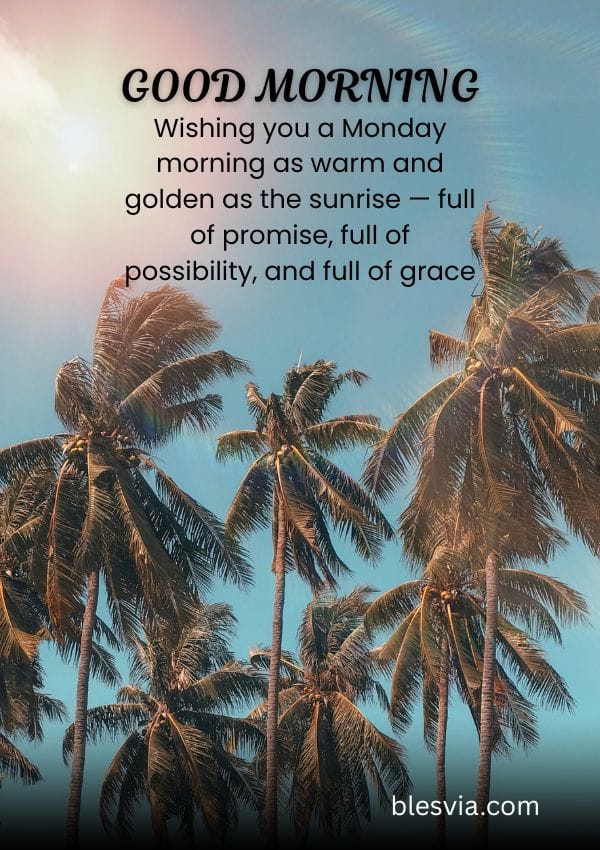 Monday Morning Blessings, Prayers & Quotes blesvia title image