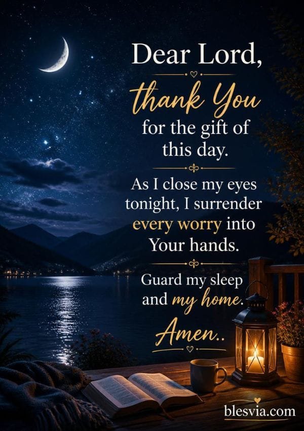 Spiritual Good Night Blessings and Prayers
