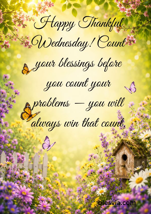 Thankful Wednesday Morning Wishes