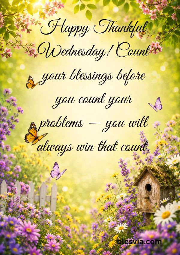 Thankful Wednesday Morning Wishes