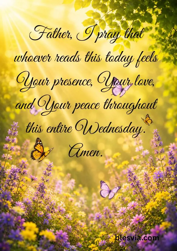 Wednesday Blessings and Prayers