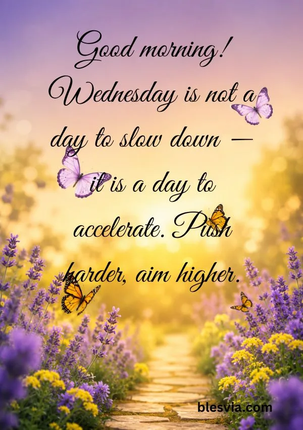 Wednesday Morning Wishes for Motivation and Success