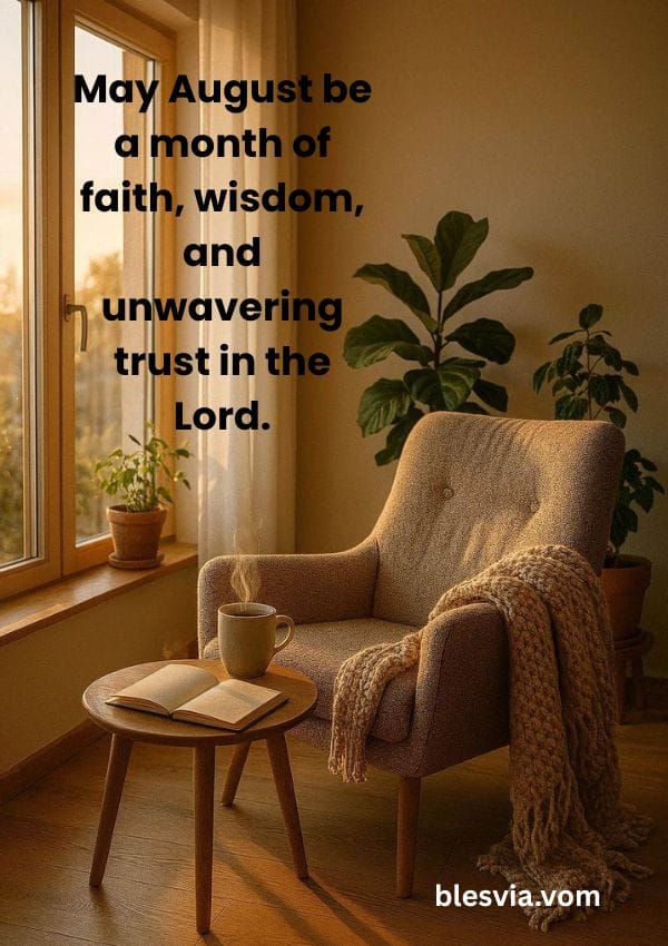 August Prayer for God's Guidance and Wisdom