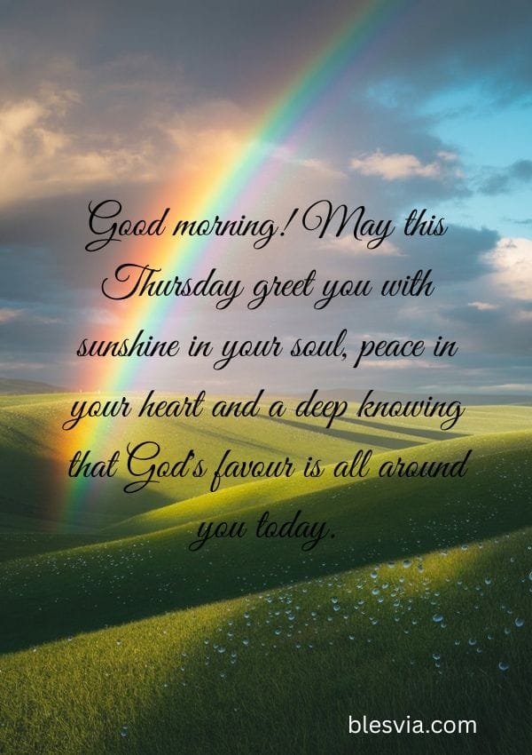 Beautiful Thursday Morning Blessings