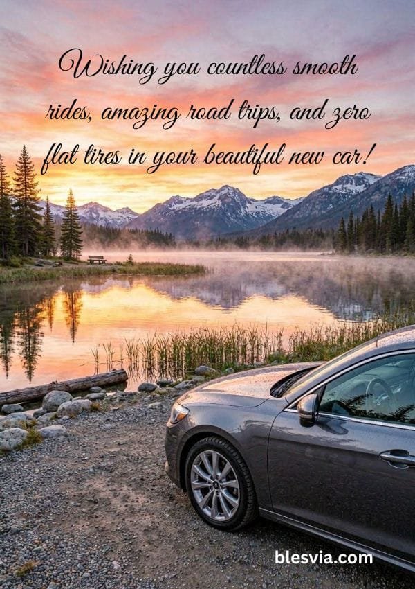 Best Wishes and Blessing of a New Car