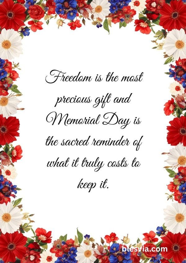 Blessed Memorial Day Quotes