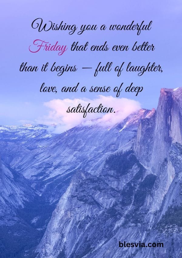 Friday Good Morning Wishes and Blessings