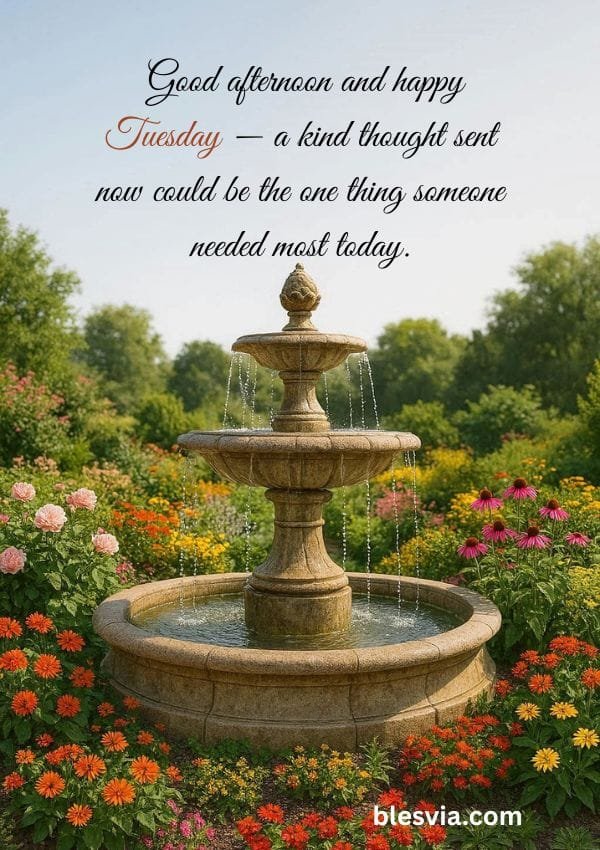 Good Afternoon Tuesday Blessings Quotes