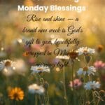 Good Morning Monday Blessings for the New Week title image