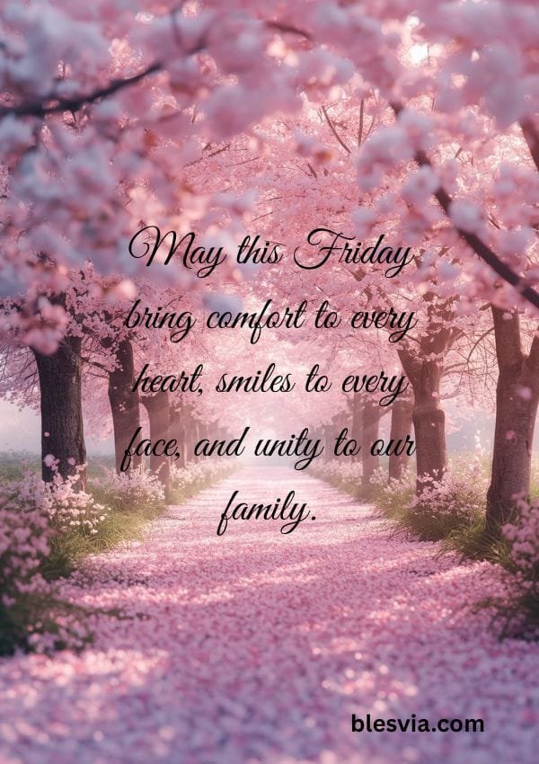 Happy Friday Blessings for Family