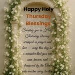 Happy Holy Thursday Blessings and Wishes title image