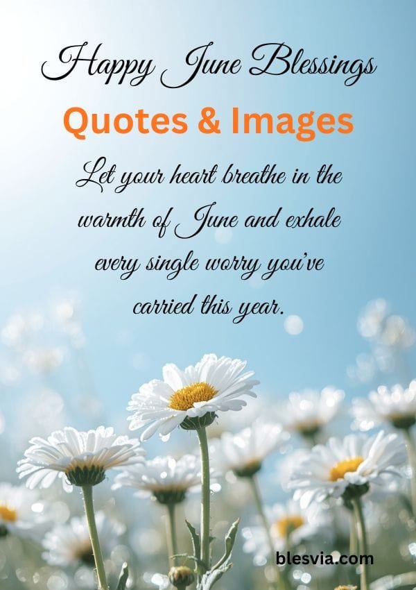 Happy June Blessings Quotes & Images title image