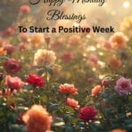 Happy Monday Blessings To Start a Positive Week