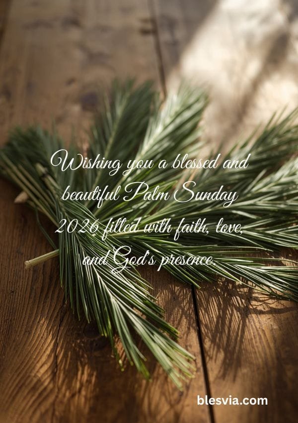 Happy Palm Sunday Blessings 2026