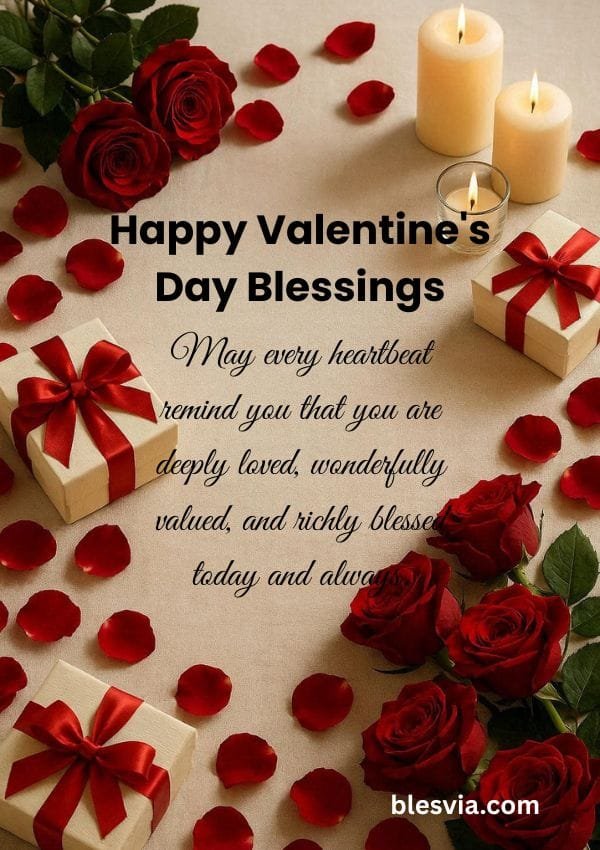 Happy Valentine's Day Blessings, Wishes, Prayers & Messages 2026 title image