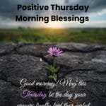 Happy and Positive Thursday Morning Blessings for Friends title image