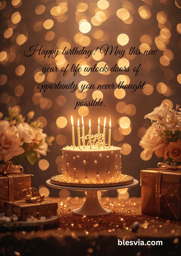 Inspiring Birthday Blessings for New Beginnings