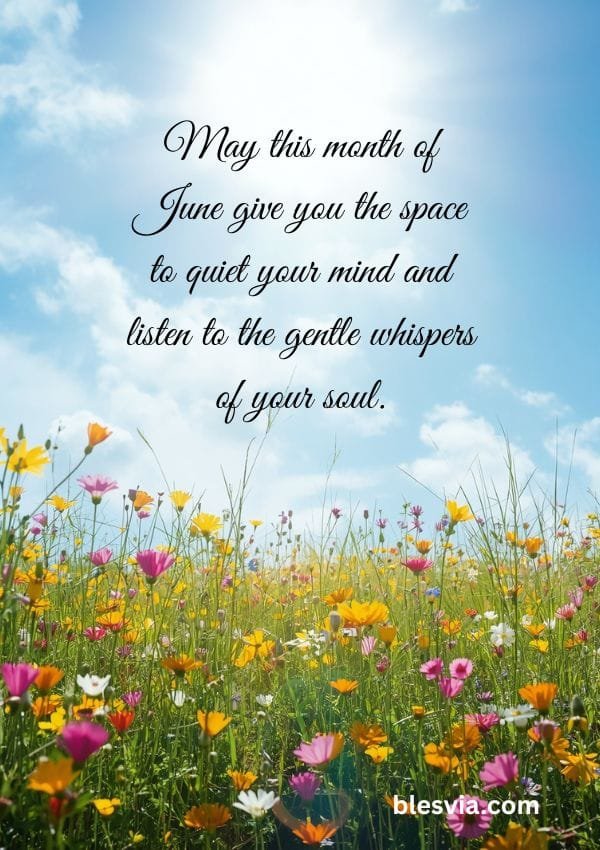 Inspiring June Blessings for Personal Growth