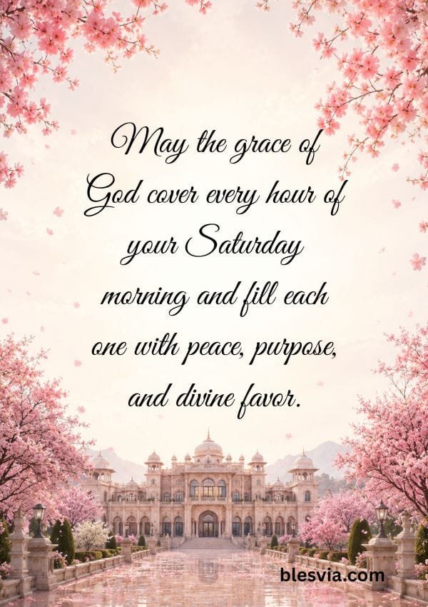 Saturday Morning Blessings and Prayers
