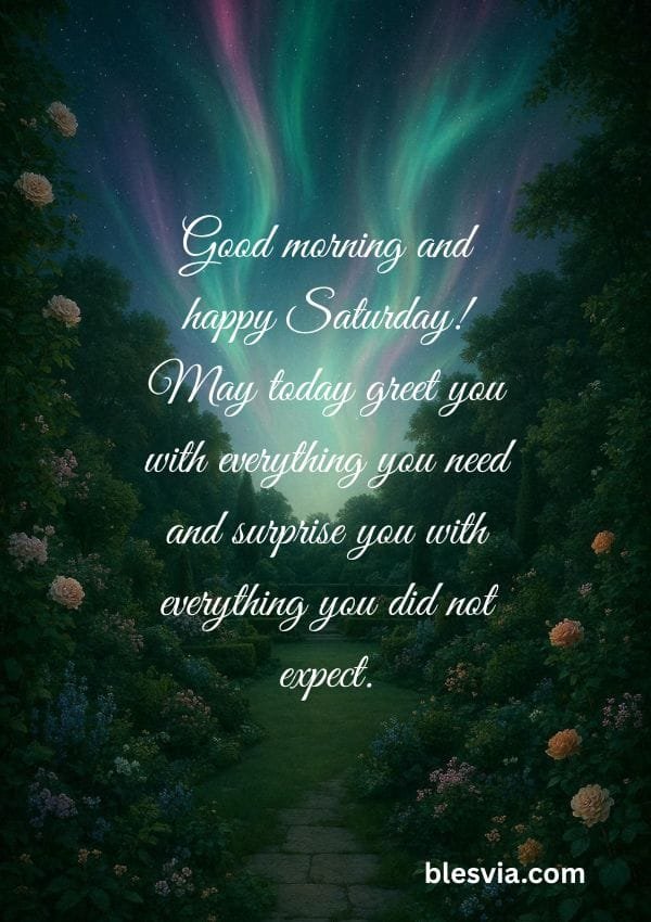 Saturday Morning Greetings and Blessings
