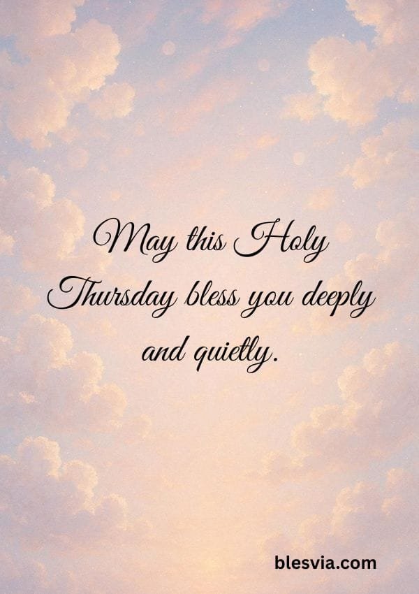 Short Holy Thursday Greetings