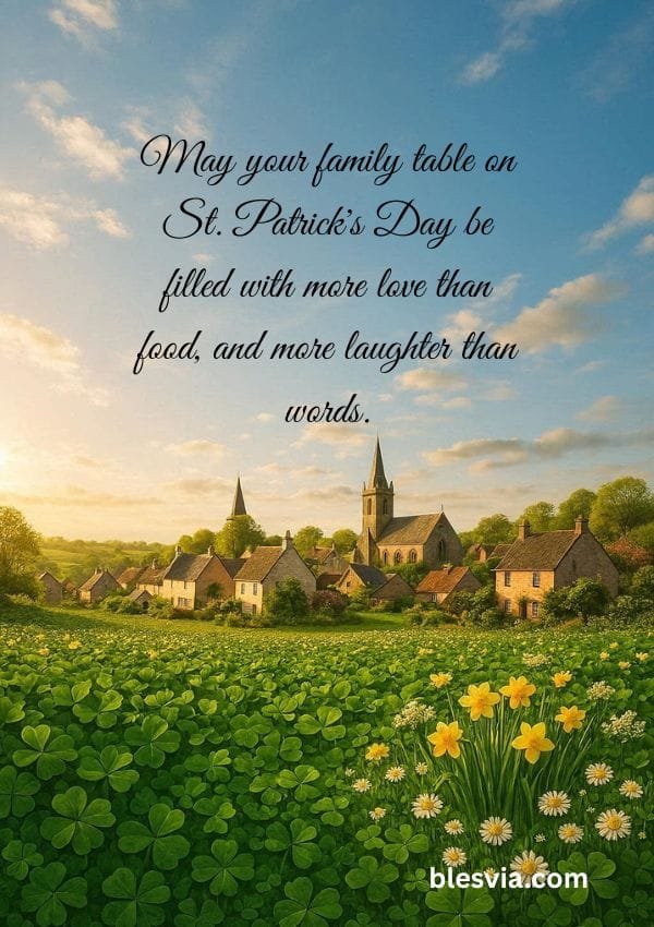St. Patrick's Day Blessings for Family and Friends
