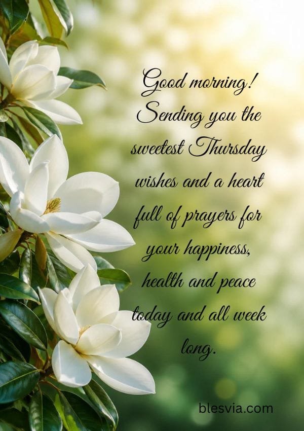 Sweet Good Morning Thursday Wishes