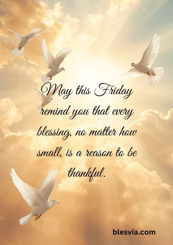 Thankful Happy Friday Blessings