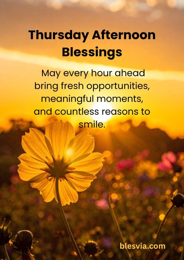 Thursday Afternoon Blessings, Quotes, Prayers and Images title image