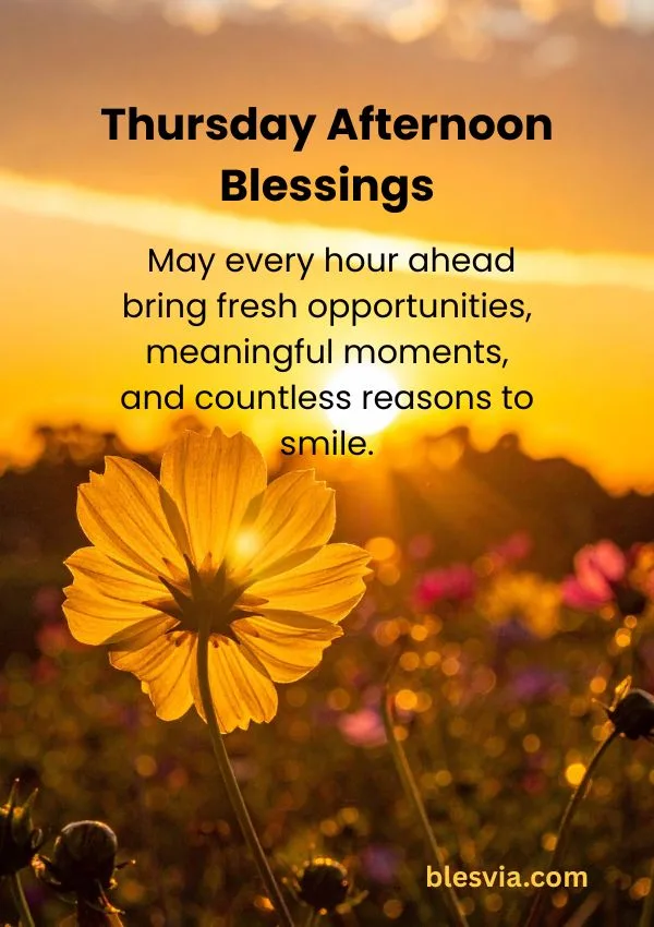 Thursday Afternoon Blessings, Quotes, Prayers and Images title image