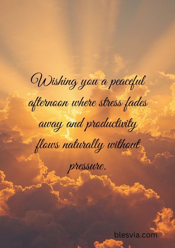 Tuesday Afternoon Blessings with sunlight background