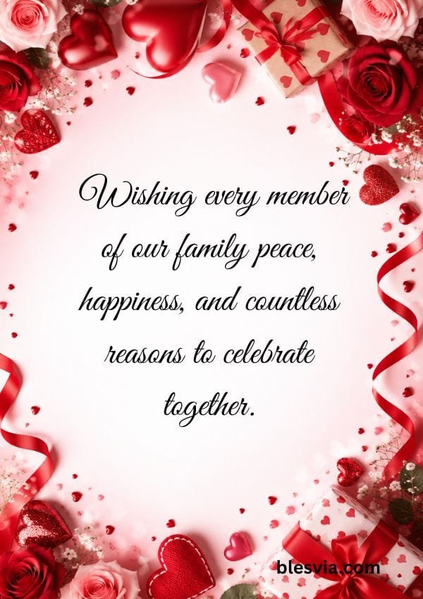Valentine's Day Greetings for Family