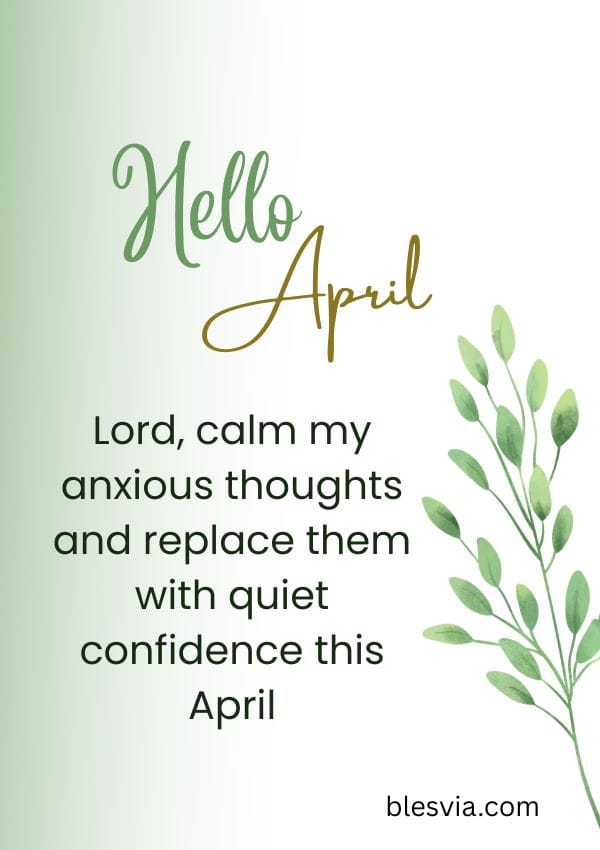 April Blessings Prayers for Protection, Healing, and Inner Peace
