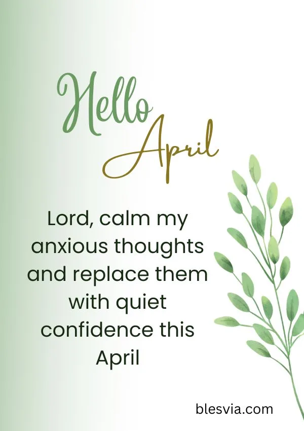 April Blessings Prayers for Protection, Healing, and Inner Peace