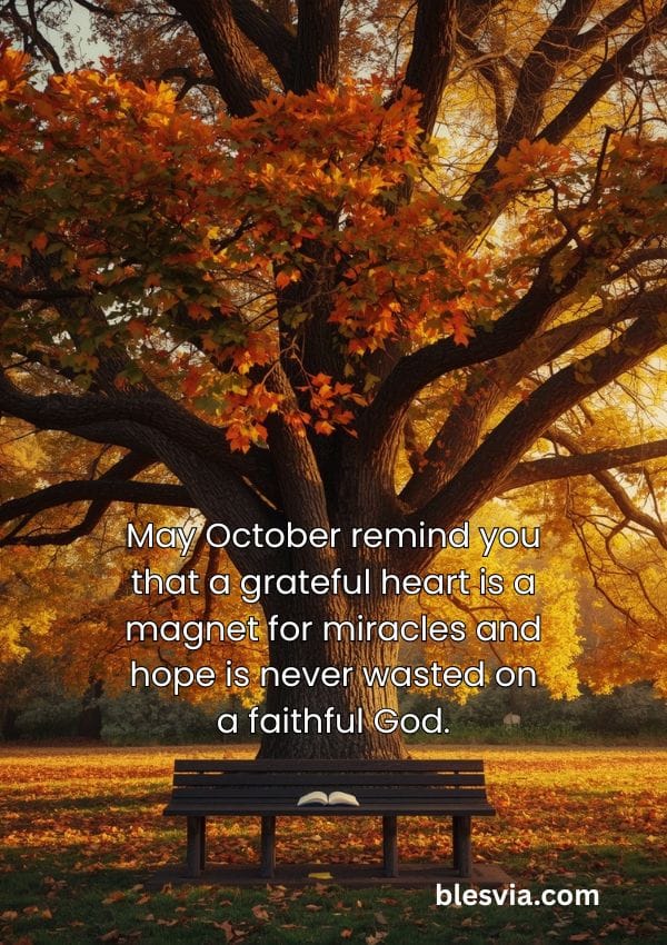 Blessed October Messages of Gratitude and Hope
