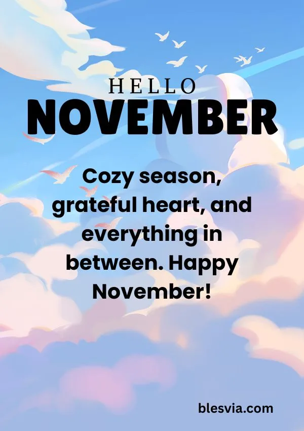 Cute November Quotes for Sweet Social Captions