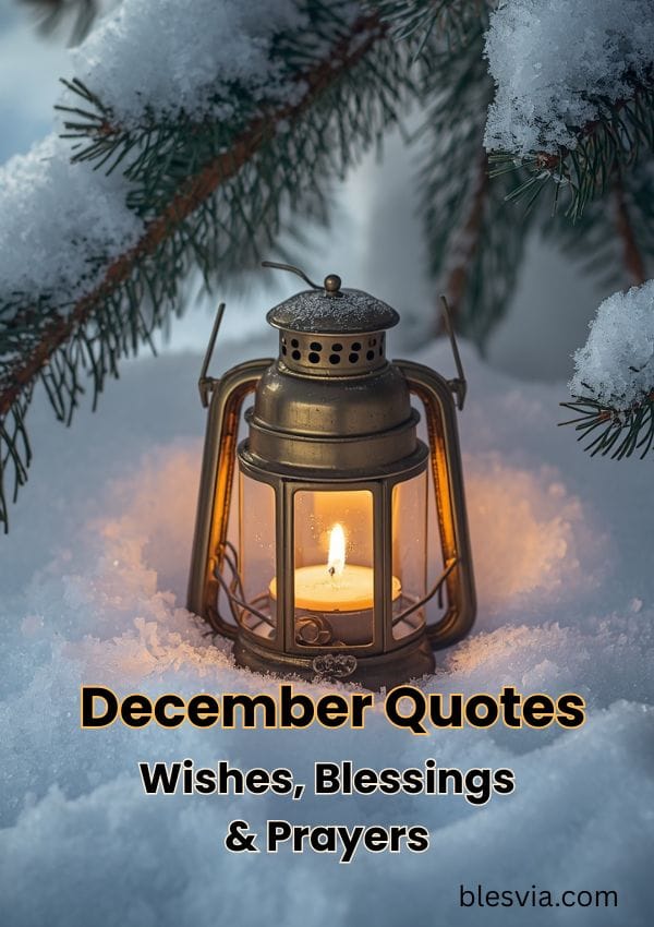 December Quotes, Wishes, Blessings & Prayers title image