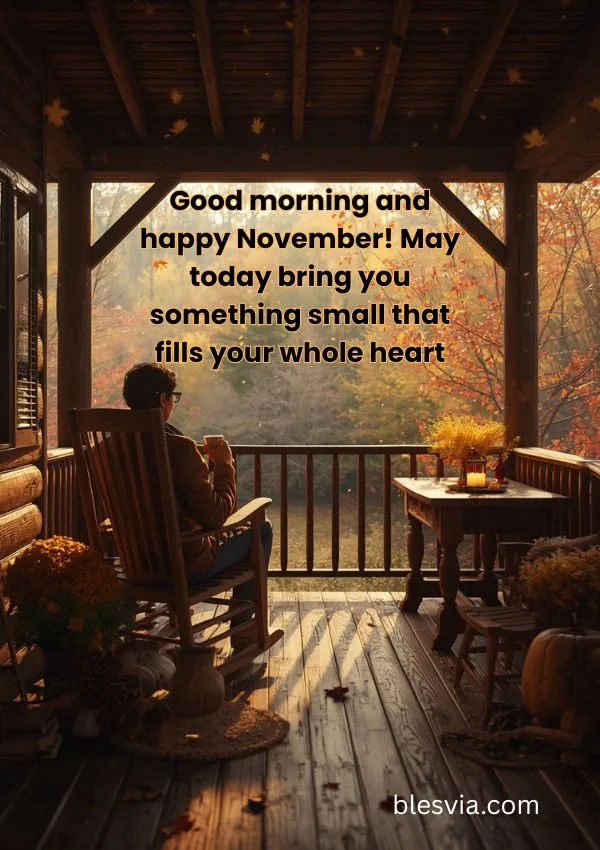 Good Morning November Blessings