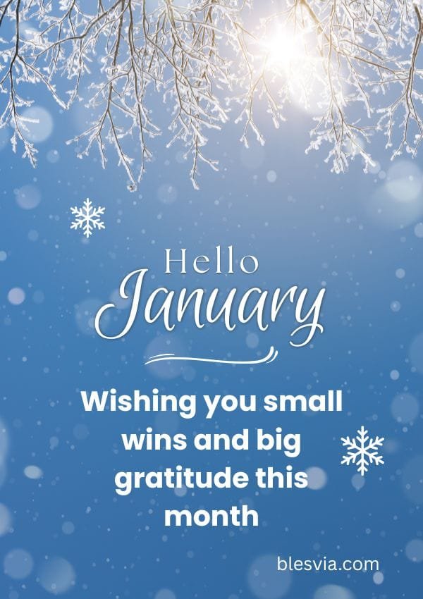 Happy New Month January Wishes