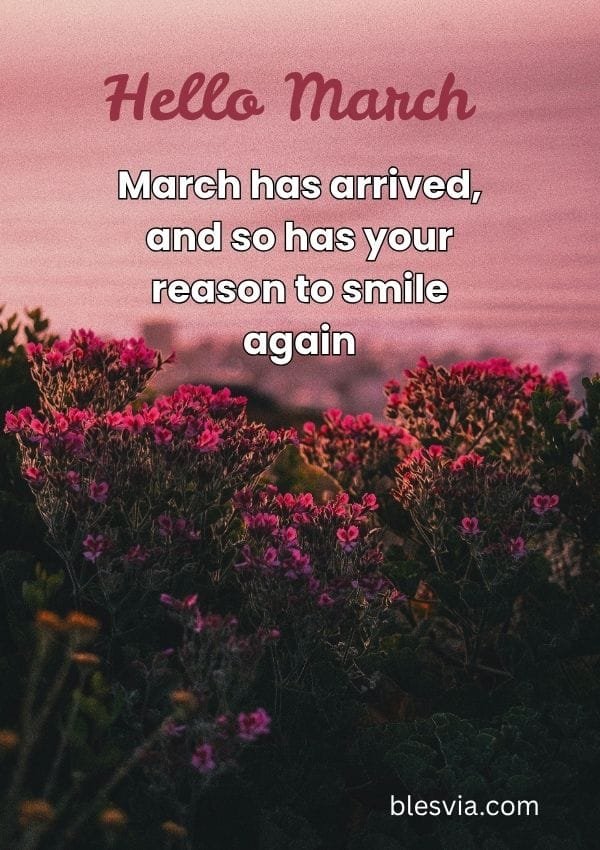 Hello March Images and Quotes to Share