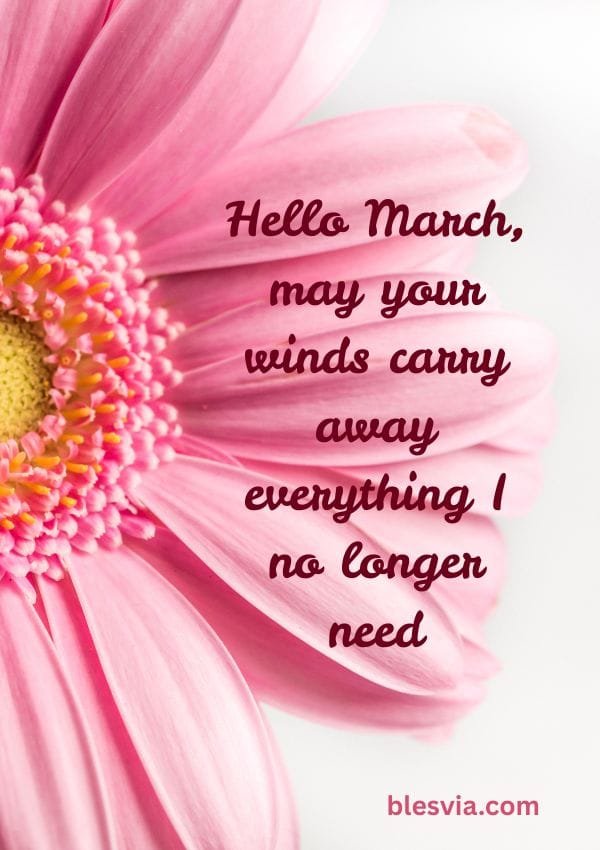 Hello March Quotes to Welcome the New Month